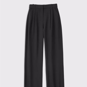 Abercrombie & Fitch Black Wide Leg Pants